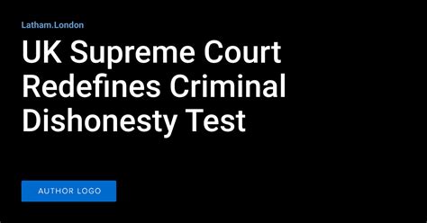 test for dishonesty uk law.